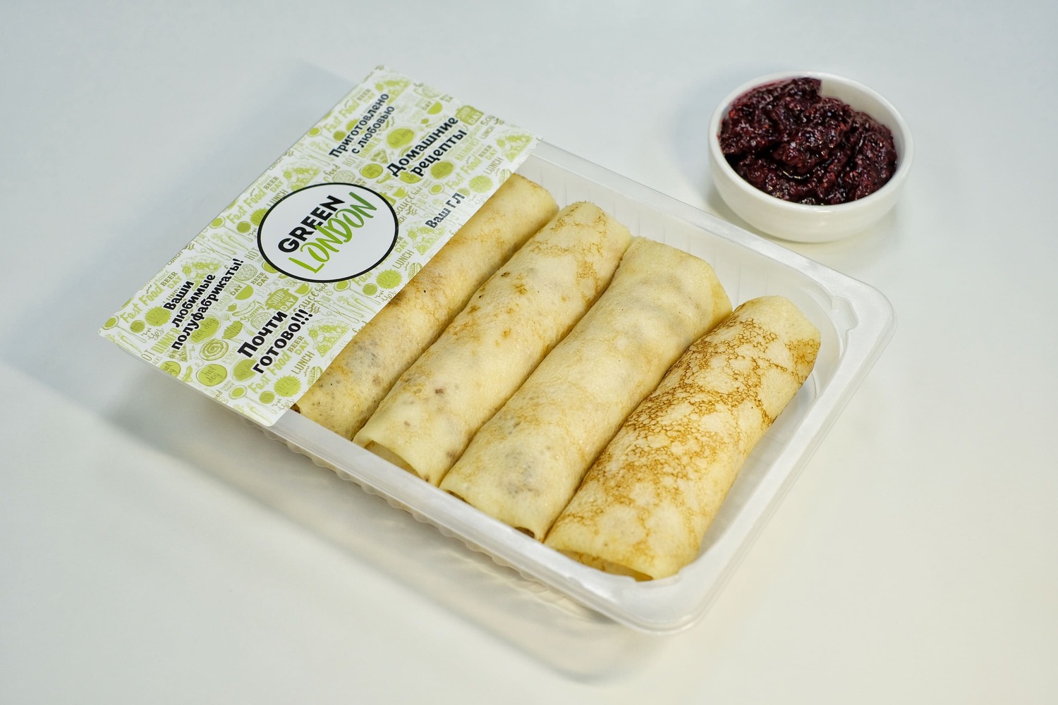 БЛИНЧИКИ С МАЛИНОЙ